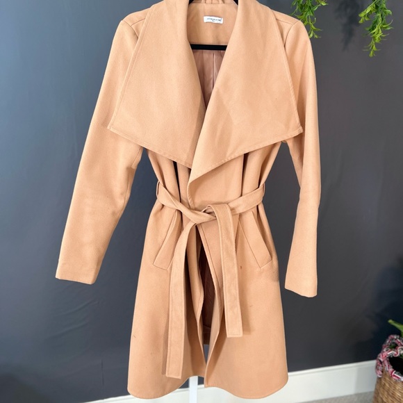 Jacqueline De Yong Trench coat. Suede feel. - Picture 6 of 16